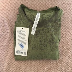 Lululemon all yours tee Vitasea Green Foliage Size 8